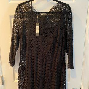 Talbots Black dress NWT has liner sz 14